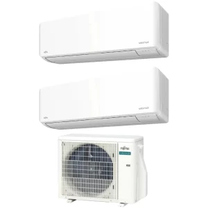 Fujitsu Airstage ASEH09KMCG / AOEG18KBCA2 dual multi split klíma szett 2 x 2.5 kW